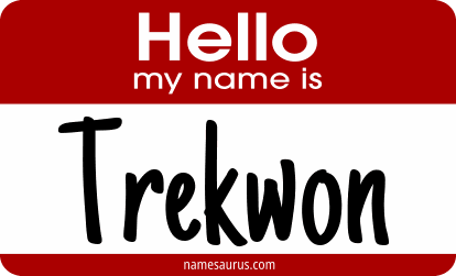 Hello my name is Trekwon png download