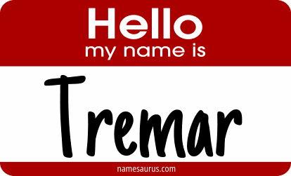 Hello my name is Tremar png download