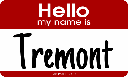 Hello my name is Tremont png download