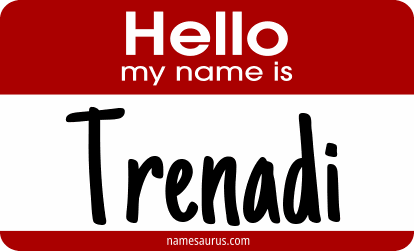 Hello my name is Trenadi png download