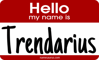 Hello my name is Trendarius png download