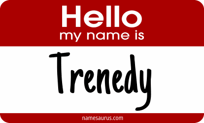 Hello my name is Trenedy png download