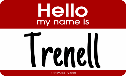 Hello my name is Trenell png download