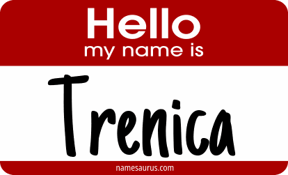 Hello my name is Trenica png download