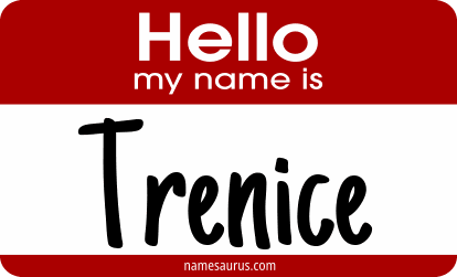 Hello my name is Trenice png download