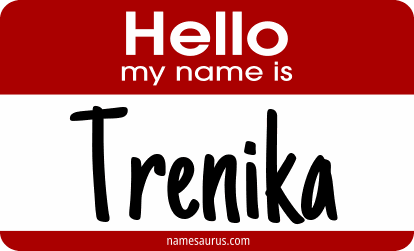 Hello my name is Trenika png download