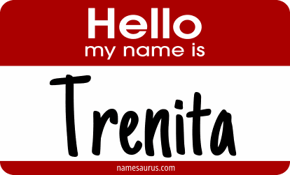 Hello my name is Trenita png download