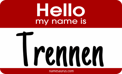 Hello my name is Trennen png download