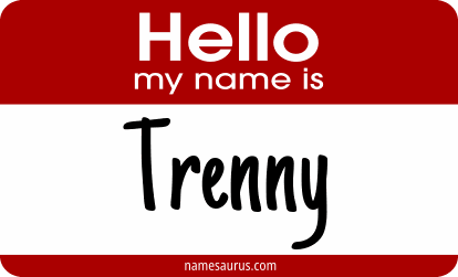 Hello my name is Trenny png download