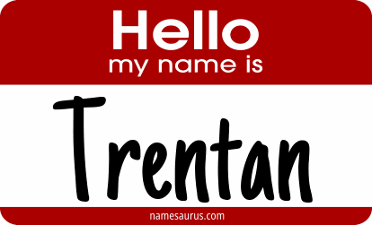Hello my name is Trentan png download
