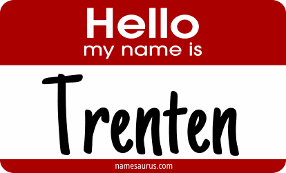 Hello my name is Trenten png download