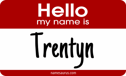 Hello my name is Trentyn png download