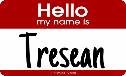 Hello my name is Tresean png download