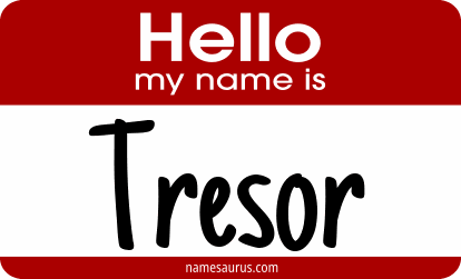 Hello my name is Tresor png download