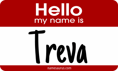 Hello my name is Treva png download
