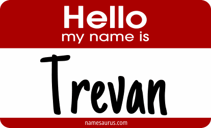 Hello my name is Trevan png download