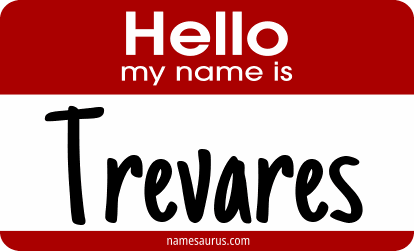 Hello my name is Trevares png download