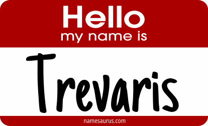 Hello my name is Trevaris png download