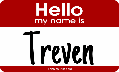 Hello my name is Treven png download