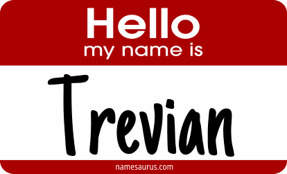 Hello my name is Trevian png download