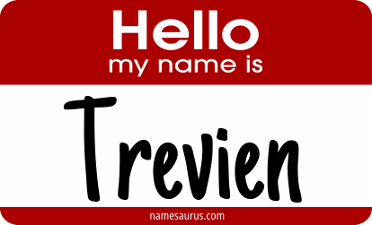 Hello my name is Trevien png download