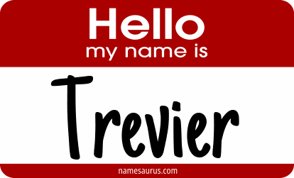 Hello my name is Trevier png download
