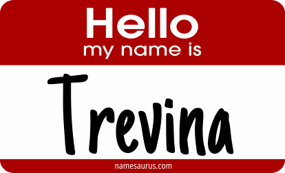 Hello my name is Trevina png download