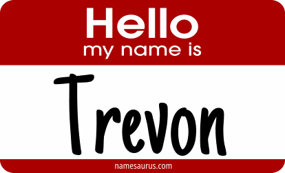 Hello my name is Trevon png download