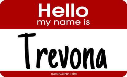 Hello my name is Trevona png download
