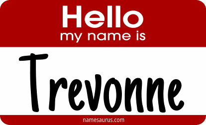 Hello my name is Trevonne png download