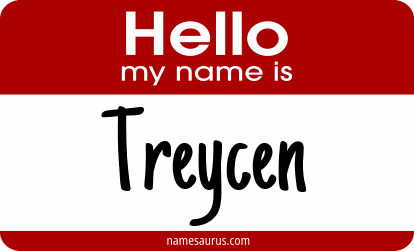 Hello my name is Treycen png download
