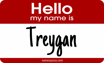 Hello my name is Treygan png download