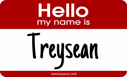 Hello my name is Treysean png download