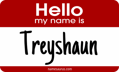Hello my name is Treyshaun png download