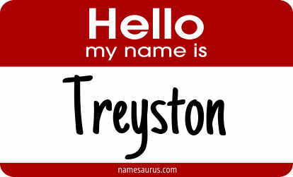 Hello my name is Treyston png download