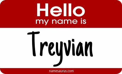 Hello my name is Treyvian png download