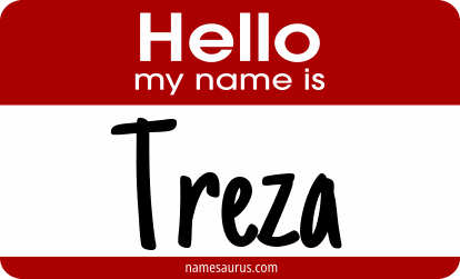 Hello my name is Treza png download
