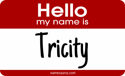 Hello my name is Tricity png download
