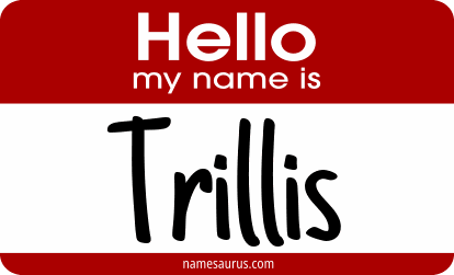 Hello my name is Trillis png download