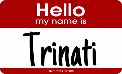 Hello my name is Trinati png download