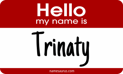 Hello my name is Trinaty png download