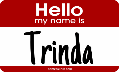 Hello my name is Trinda png download