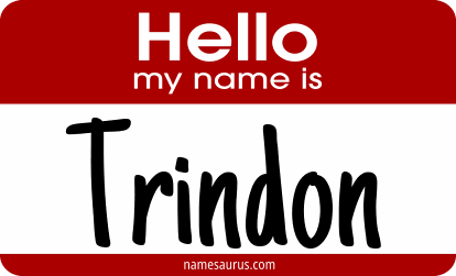 Hello my name is Trindon png download
