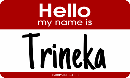 Hello my name is Trineka png download