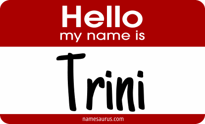 Hello my name is Trini png download