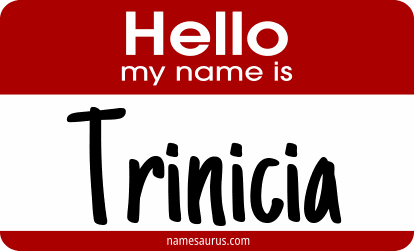 Hello my name is Trinicia png download
