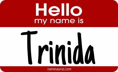 Hello my name is Trinida png download