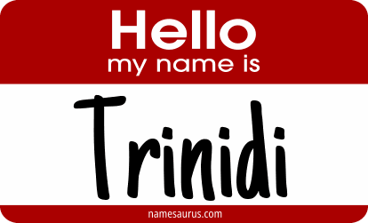 Hello my name is Trinidi png download