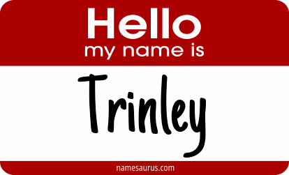 Hello my name is Trinley png download