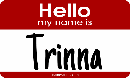 Hello my name is Trinna png download